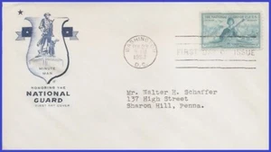 USA5 #1017 ADDR HOUSE OF FARNAM FDC   National Guard - Picture 1 of 1