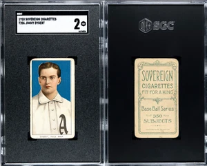 T206 Jimmy Dygert || SOVEREIGN 350 || SGC 2 || LOW POP CARD - 19 TOTAL GRADED - Picture 1 of 1