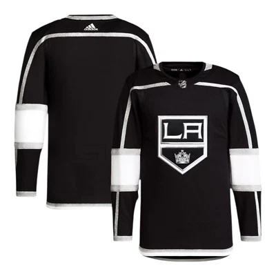 Camiseta deportiva de hockey en casa auténtica Adidas de Los Angeles Kings NHL negra talla 60 (3XL) Foto 1 de 4
