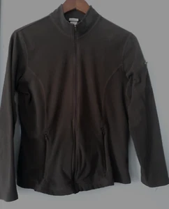 Gorgeous L.L.BEAN Brown Women Size Small S Long Sleeve THIN Full Zip Sweatshirt - Picture 1 of 3
