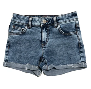 Justice Denim Cuffed Shorts Blue Size 12 - Picture 1 of 3