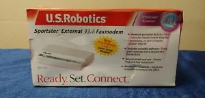 New US Robotics Sportster External 33.6Kbps Faxmodem - Model No 0839 - Picture 1 of 7