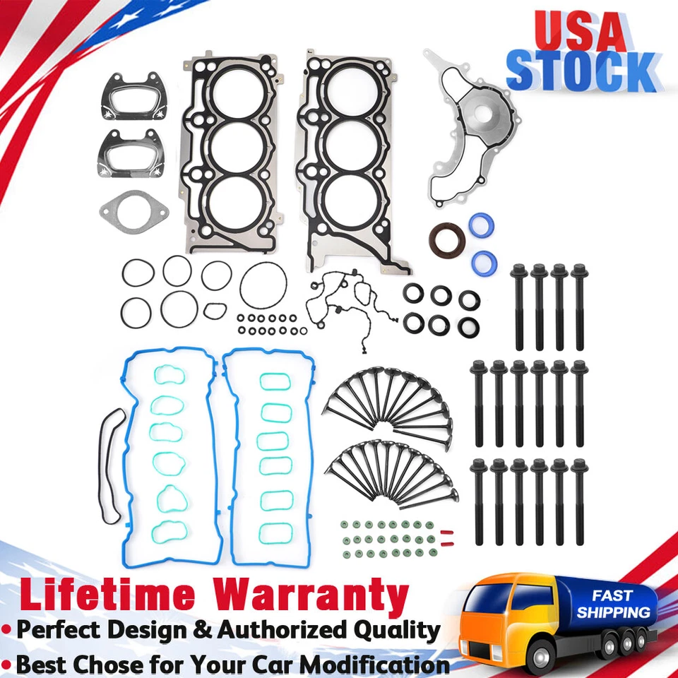Juego de juntas de culata HS26541PT pernos de cabeza para Dodge Avenger Challenger Journey 3,6 L Foto 1 de 4