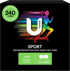 Sport Liners 240 Count (8 X 30 Pack) - Packaging May Vary - Picture 1 of 5