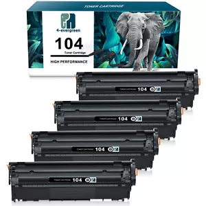 Confezione da 4 toner laser 104 ad alta resa adatti per Canon 104 ImageClass MF4150 MF4370dn - Foto 1 di 6