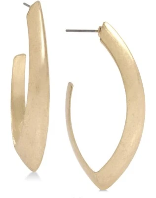 PENDIENTES ARO ABIERTO TONO DORADO $32 Robert LEE MORRIS 100a Foto 1 de 4