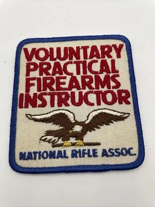 Instructor de Armas de Fuego Prácticas Voluntarias de Colección NRA Asociación Nacional de Rifles. Parche - Imagen 1 de 2
