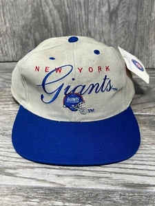 Vintage New York Giants Team NFL Strapback Hat Drew Pearson Rare NEW Deadstock - Picture 1 of 7