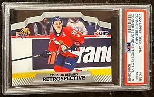 Connor Bedard Retrospective Connor Bedard #CB5 PSA 9 2022-23 Upper Deck CHL - Imagen 1 de 2