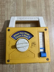 Vintage 1980 Fisher-Price When You Wish Upon A Star Toy Wind-Up Music Box Radio - Picture 1 of 2