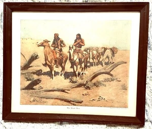 'THE DEAD MEN" Collier Portfolio Print by Frederic Remngton - 1909 - Picture 1 of 5
