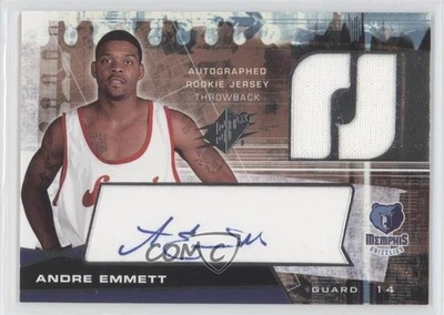 2004-05 SPx Jersey Throwback Variation Andre Emmett #119 Rookie Auto RC - Image 1 of 2
