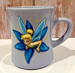 Tazza caffè Tinker Bell effetto 3D bloccato fiore blu pixie polvere lavanda Disney - Foto 1 di 8
