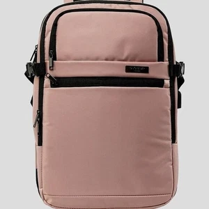 NWT Duchamp Getaway Expandable Carry-On Travel WOMEN Backpack USB PINK hard to g - Picture 1 of 17