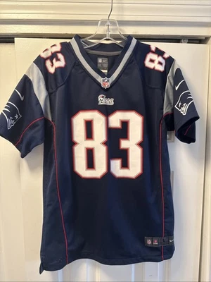 Camiseta Nike New England Patriots On Field Wes Welker juvenil talla grande 14-16 Foto 1 de 4