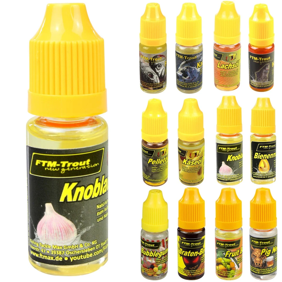 FTM Booster Öl 10ml | Fischöl für Angeln Locköl Lockstoff Lockmittel Fischaroma - Bild 1 von 1