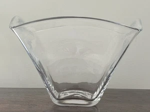 Enorme centro de mesa para servir ensalada soplado/firmado a mano Simon Pearce Woodbury Bowl raro - Imagen 1 de 8