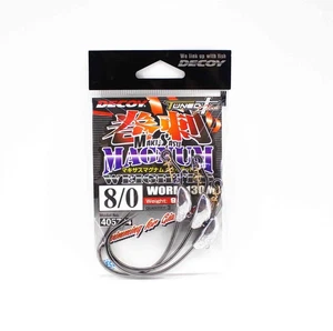 Decoy Worm 130M Maki Sasu Magnum Weighted Hook 9 grams Size 8/0 (5734) - Picture 1 of 6