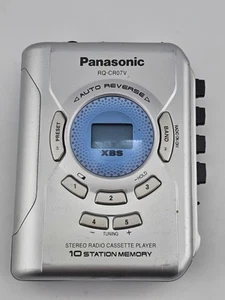Reproductor de casete portátil Panasonic RQ-CR07V con reproductor de radio AM/FM no funciona - Imagen 1 de 8