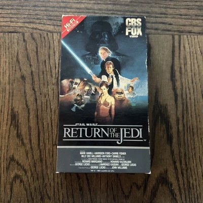 STAR WARS: RETURN OF THE JEDI - VHS 1986 Hi-Fi  Red Label CBS FOX - Image 1 of 4