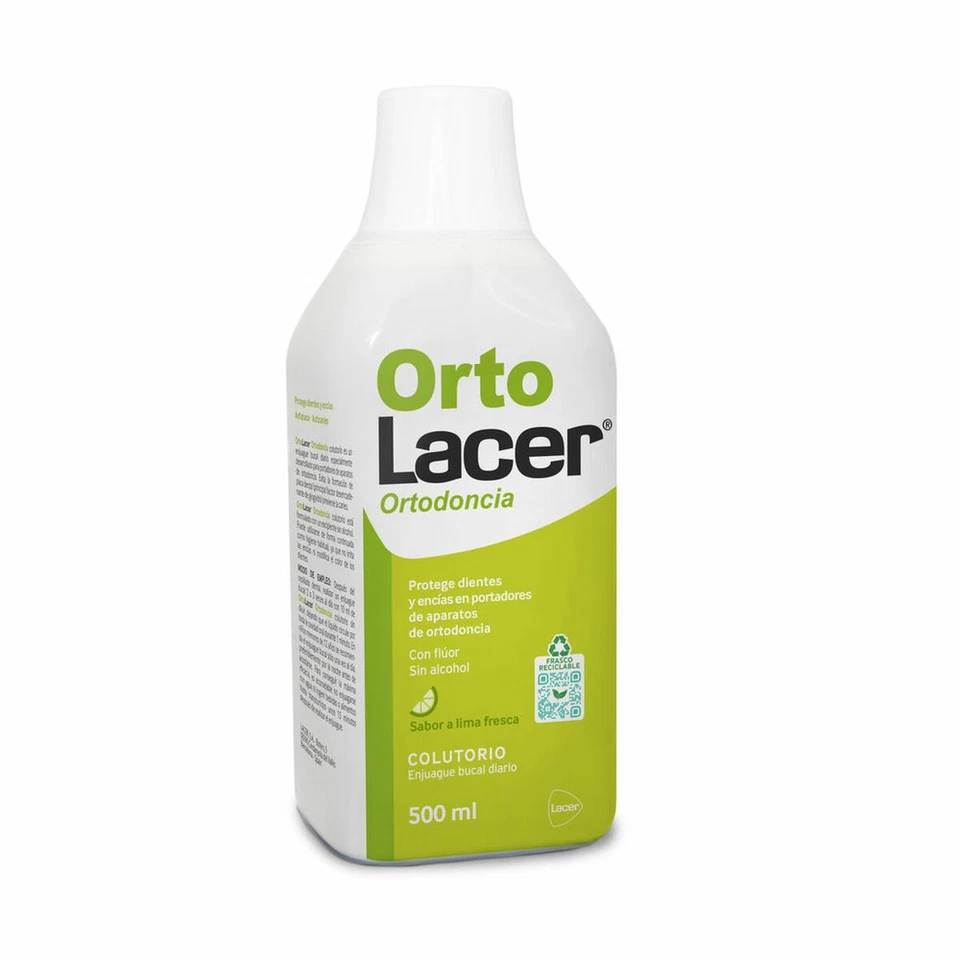 Colluttorio Lacer Ortolacer Lime 500 ml Cure ortodontiche - Immagine 1 di 1