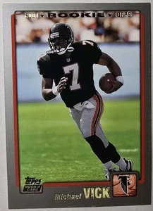 2001 Topps Michael Vick RC Gold Foil Rookie *CLEAN & CRISP* -ATLANTA FALCONS - Picture 1 of 4