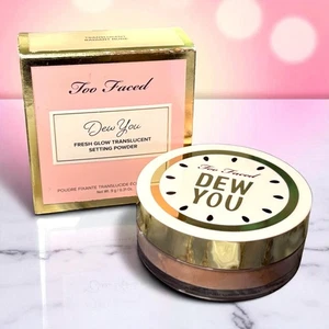 Too Faced Dew You Fresh Glow Translucent Setting Powder RADIANT NUDE NEW - Picture 1 of 9