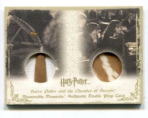Harry Potter Memorable Moments Wands and Quills Double Prop Card HP DP2 #066/115 - Picture 1 of 2