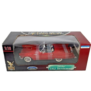 Red 1957 Ford Thunderbird Convertible Deluxe Edition 1:18 Die-Cast NIB - Picture 1 of 8