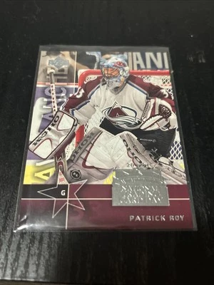 2004 National Trading Card Day - Patrick Roy #UD-10 Colorado Avalanche - Image 1 of 2