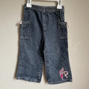 Jeans acampanados vintage Y2K Disney Piglet talla 18 meses - Imagen 1 de 5