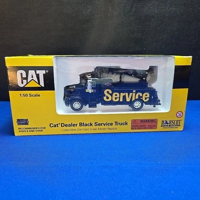 Norscot Cat Service Truck Peterbilt 1:50 Scale Diecast Model 55138 ZZ3489 NIB - Image 1 of 4