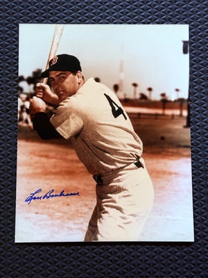 Lou Boudreau Signed Autograph 8x10 Photo Red Sox JSA - Image 1 of 3