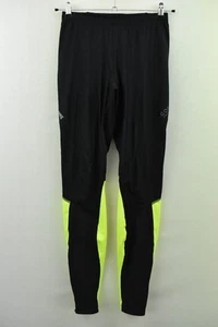 GORE RUNNING WEAR Men`s Windstopper Pants Black Green Active Trousers size M - Picture 1 of 12