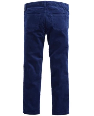 NUEVO CON ETIQUETAS VINEYARD VINES Talla 12Y NIÑA TERCIOPELO 5 BOLSILLOS ELÁSTICOS VAQUEROS AJUSTADOS AZULES Foto 1 de 4