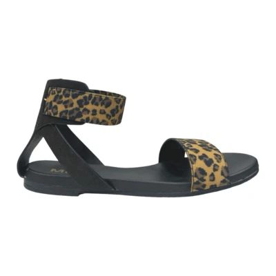 MIA Lydya Leopard Print Elastic Strap Sandals Size 7.5 Gladiator Animal Print - Image 1 of 4