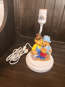 Vintage Princess House Berenstain Bears 10" Lamp Works - Picture 1 of 19