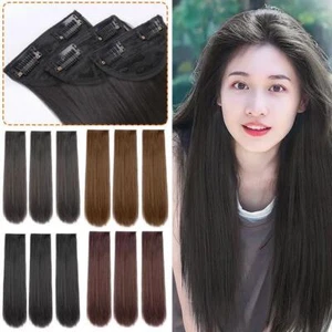3 PIEZAS Peluca Extensiones de Cabello Mujeres Peluca de Cabello Largo Sin Costuras V9V7 Nuevo I5 Recto ~ - Imagen 1 de 20
