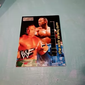 2001 Jakks Pacific WWF berühmte Szenen Serie 4 The Rock/Billy Gunn gegen Karte - Bild 1 von 2