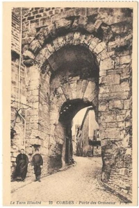 CORDES 81 Porte des Ormeaux Le Tarn CPA animée sépia non circulée vers 1920-30 - Picture 1 of 2