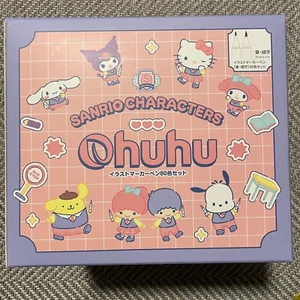 Ohuhu Markers Brush Type Brush Fine Tip 80 Colors Sanrio Honolulu B - Picture 1 of 8