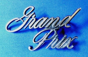 Grand Prix 1974 Chrome Emblem Trademark 490 260 L-7000 - Picture 1 of 6