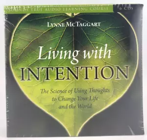 Lynne McTaggart Living with Intention Audio Book - NEW/SEALED - 6 CDS - Foto 1 di 7