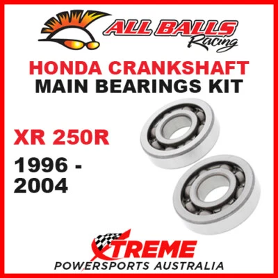 Rodamientos principales del cigüeñal All Balls 24-1052 Honda XR250R XR 250R 1996-2004 Foto 1 de 2