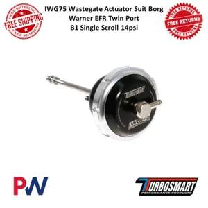 Turbosmart Wastegate Actuator For Borg Warner EFR Twin Port Single Scroll 14psi - Afbeelding 1 van 9