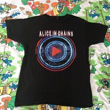 Alice in Chains T-Shirt M 2013 reprint mike starr layne staley "Play Button" 90s