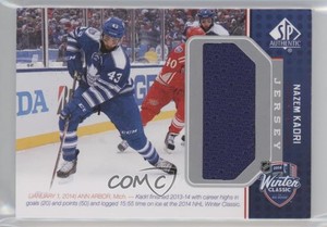 2014-15 SP Game Used Stadium Series/Winter Classic Materials Jersey Nazem Kadri