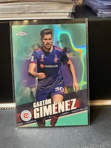 2022 Topps Chrome MLS Gaston Gimenez Aqua Lava Refractor /299 Chicago Fire #82 - Picture 1 of 2