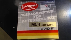 Rokuna 2x Teleconvert for Canon EOS includeds original packaging and covers. - Picture 1 of 4