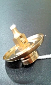 SOLID BRASS WICK ADJUSTMENT MECHANISM SPARE REPLACEMENT KEROSINE CHURCH LAMP  - Picture 1 of 3